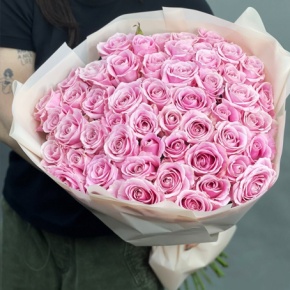Букет из 55 роз Аваланж (60 см) в Рузе