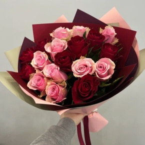 Букет "Вечность" из 17 роз кения (40 см) в Рузе