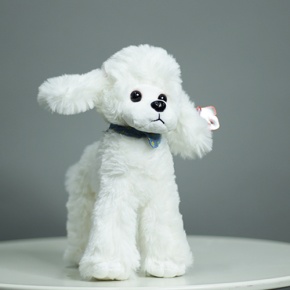 Плюшевый пудель белый (25 см) в Рузе