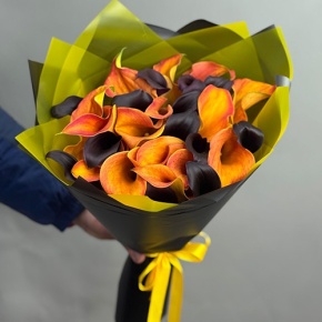 Букет "Карамель" из 29 калл в Рузе