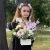 Композиция с георгинами на 1 сентября в белом ящике в Рузе Композиция с георгинами на 1 сентября в белом ящике в Рузе