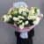 Букет "Изысканность" из 31 белой эустомы в Рузе Букет "Изысканность" из 31 белой эустомы в Рузе