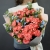 Букет "Фортуна" из коралловых роз и оксипеталума в Рузе Букет "Фортуна" из коралловых роз и оксипеталума в Рузе