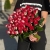 Букет из 51 рубиновой розы (50 см) в Рузе Букет из 51 рубиновой розы (50 см) в Рузе