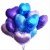 Сердце сиреневое фольгированный шар с гелием (45 см) в Рузе