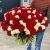 Букет 151 роза красный и белый микс (60 см) в Рузе Букет 151 роза красный и белый микс (60 см) в Рузе
