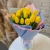 Букет из 15 жёлтых тюльпанов в Рузе